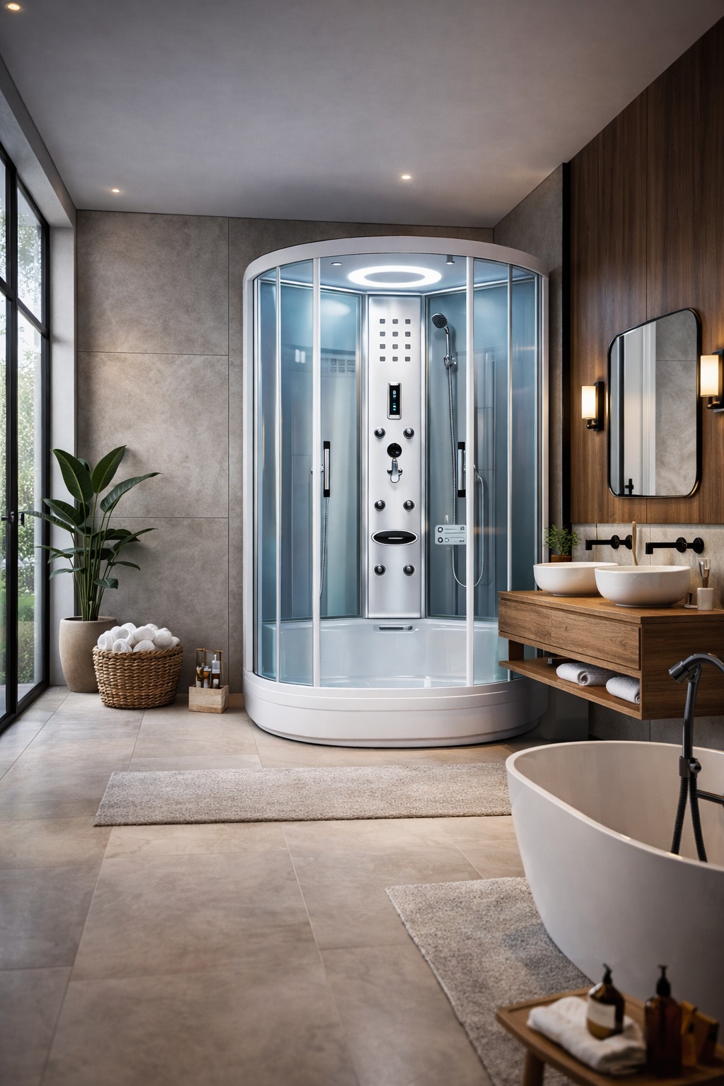 Premium Steam Shower Cabins for Master Bathrooms