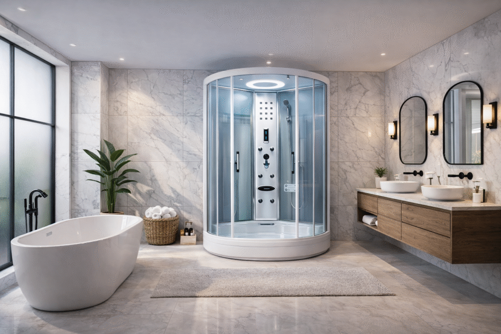 Luxury Bathroom Planning Tips for Steam Shower Integration