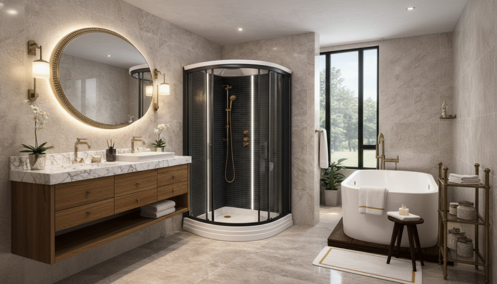 Luxury Bathrooms: Where Design Meets Wellness