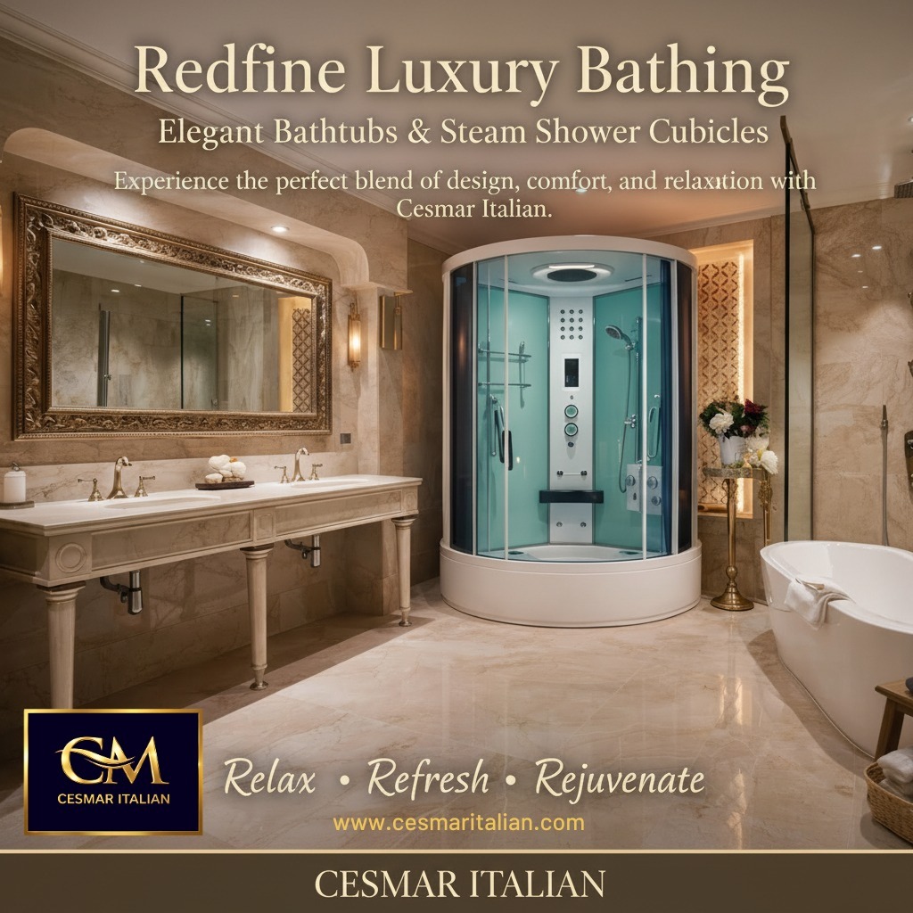 Premium Steam Shower Cabins for Master Bathrooms